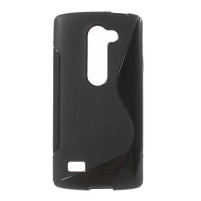 Силиконов гръб ТПУ S-Case за LG LEON  черен
